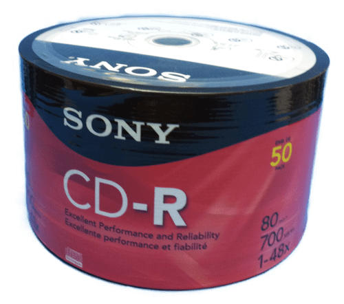 DISCO COMP, SONY, CD-R (PACK 50)