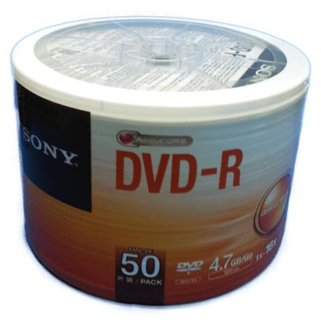 DISCO COMP, SONY, DVD-R (PACK 50)