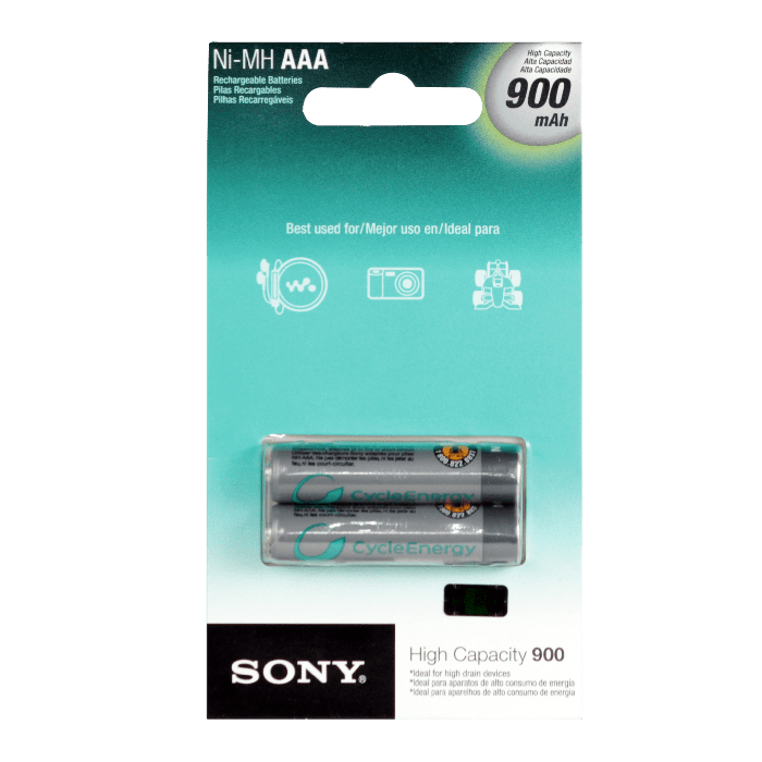 PILA RECARG, SONY, 900 MAH AAA-4 PRE CARGADAS