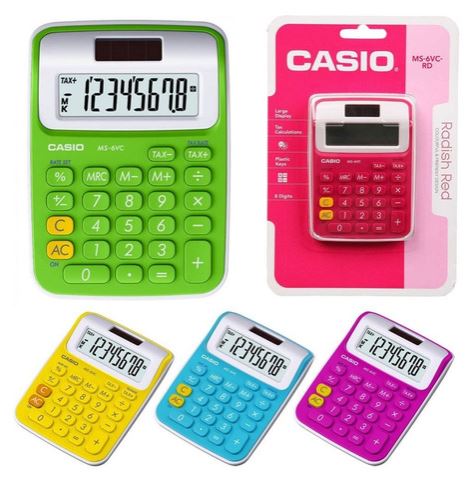 CALCULADORA, CASIO, MS-6NC/6VC