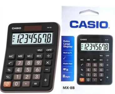 CALCULADORA, CASIO, MX-8B