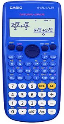 CALCULADORA, CASIO, FX-82LA PLUS AZUL