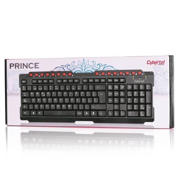 TECLADO, CYBERTEL, PRINCE CYB K212 MULTIMEDIA
