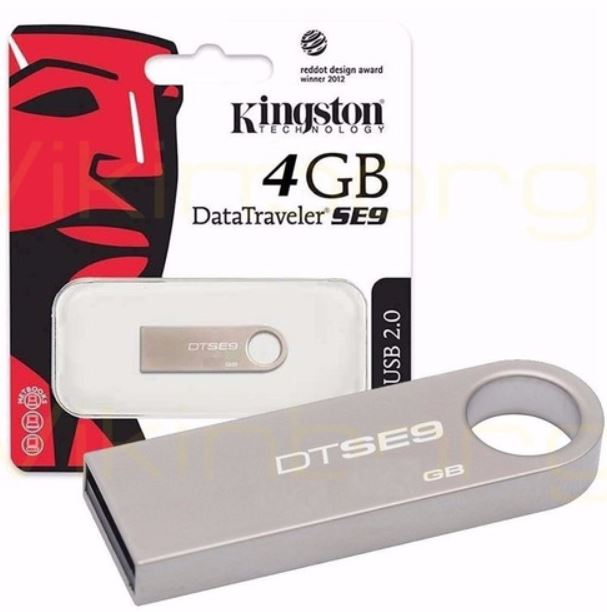 MEMORIA, KINGSTON, USB 4GB SE9 METAL (GCO)