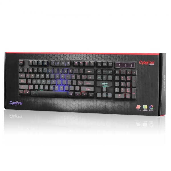 TECLADO, CYBERTEL, XTREME K505 MULTIMEDIA BLACK