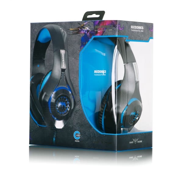 AUDIFONO, MICRONICS, THERODACTIL ONE HG800 GAMER LED