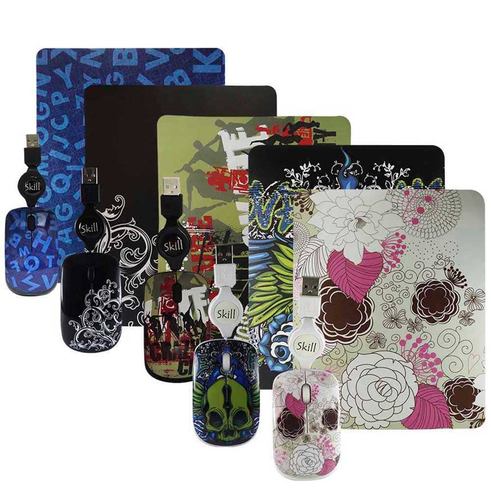 PAD MOUSE, IBLUE, SKILL KIT RETRACTIL PN XMK-886