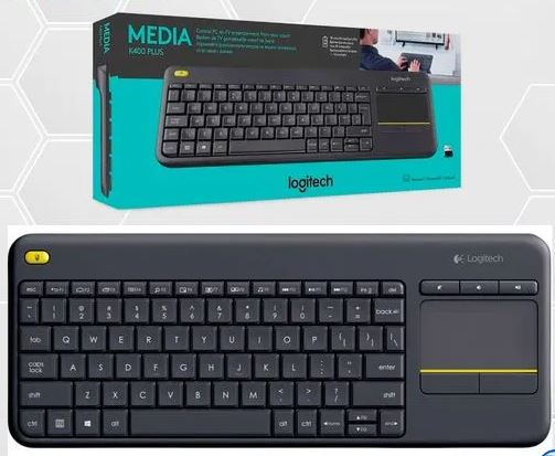 TECLADO, LOGITECH, K400 PLUS TOUCH P/TV