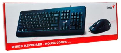 TECLADO, GENIUS,  KIT KM-160 + MOUSE
