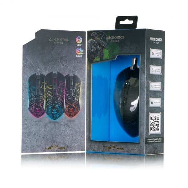 MOUSE, MICRONICS, TARGET MIC M817 GAMER