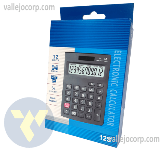 CALCULADORA, S/M, 12S NEGRO