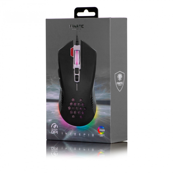 MOUSE, MICRONICS, INTREPID FANATIC GM8001 RGB GAMER