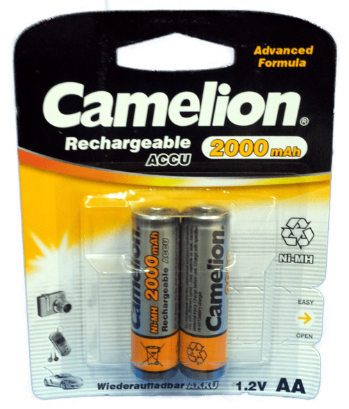 PILA RECARG, CAMELION, NH-AA 2000