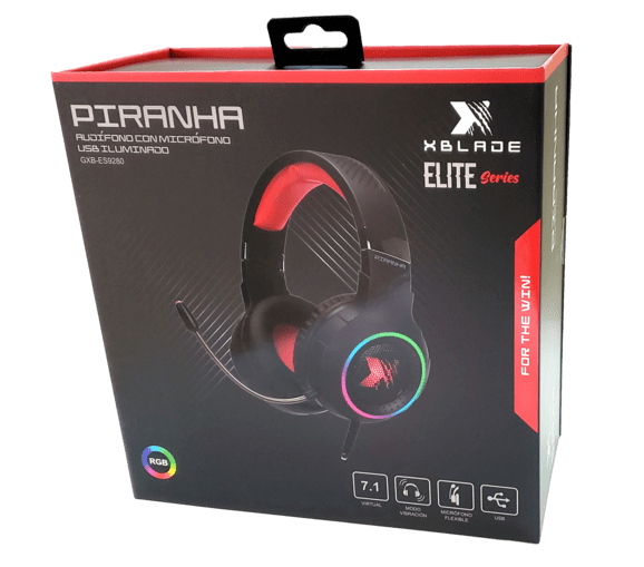 AUDIFONO, XBLADE, PIRANHA 7.1 GAMER