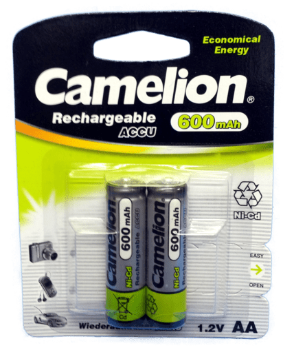 PILA RECARG, CAMELION, 600 MAH AA-2