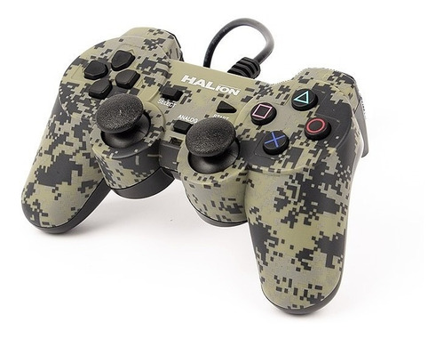 GAMEPAD, HALION, CAMUFLADO HA-2009 USB/VIBRA