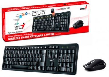 TECLADO, GENIUS, KIT KM-8200 WIFI