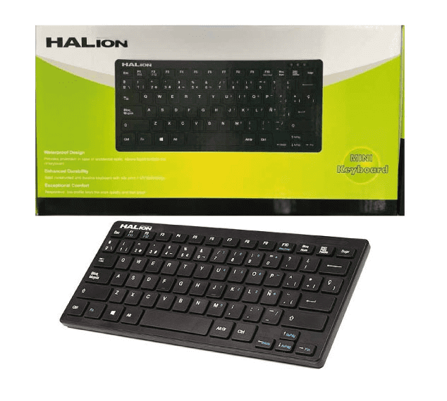 TECLADO, HALION, MINI HA-K126