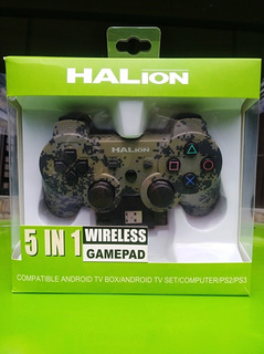 GAMEPAD, HALION, HA-8008 5 EN 1 CAMUFLADO
