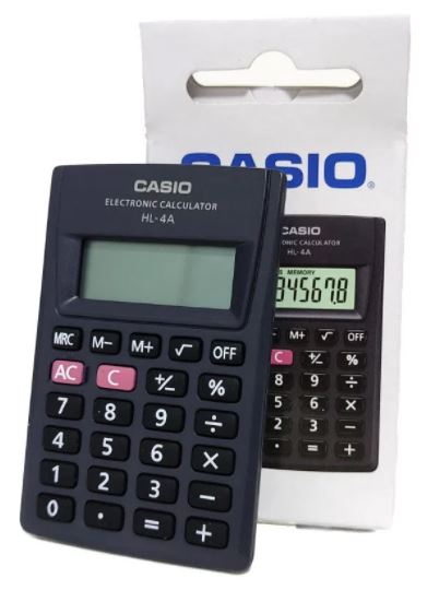CALCULADORA, CASIO, HL-4A