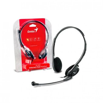 AUDIFONO, GENIUS, HS-200C COLOR NEGRO