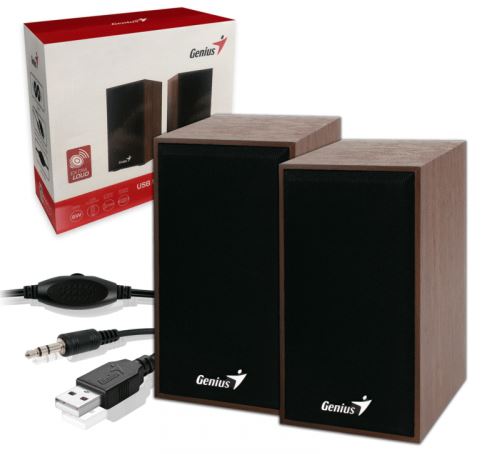 PARLANTE, GENIUS, SP-HF180 6W MADERA