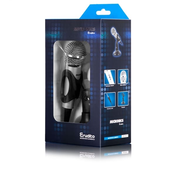 MICROFONO, MICRONICS, ERUDITO P801 PEDESTAL 1.8M