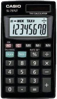 CALCULADORA, CASIO, SL-797LT-GD-W