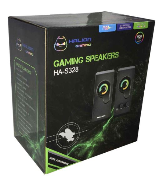 PARLANTE, HALION, HA-S328 LED GAMER