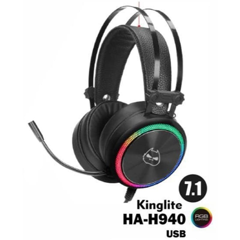 AUDIFONO, HALION, KINGLITE HA-H940 RGB 7.1