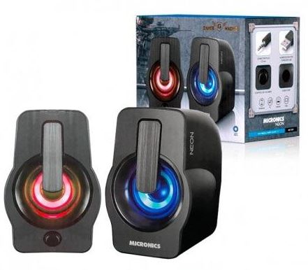 PARLANTE, MICRONICS, NEON PLUS S327 GAMER