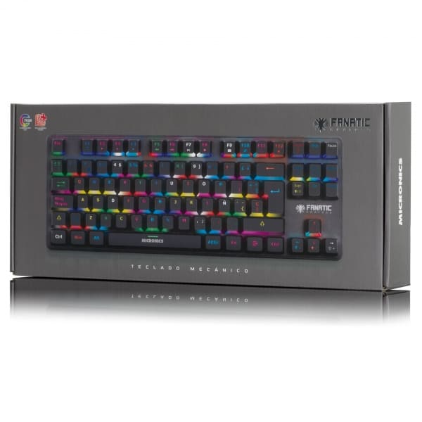 TECLADO, MICRONICS, KRATOSS FK1008 GAMER MECANICO RGB