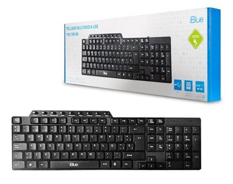TECLADO, IBLUE, MULTIMEDIA 79013M