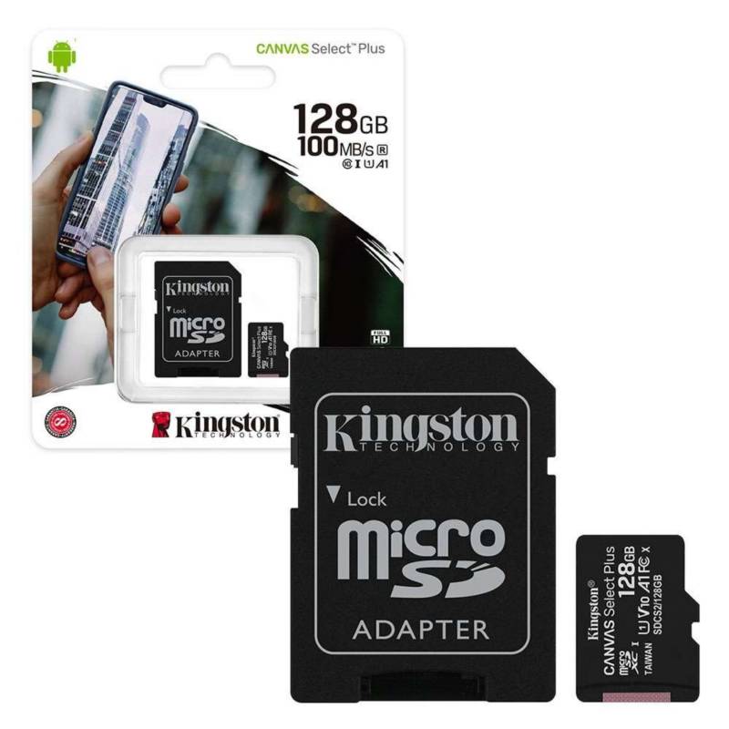 MEMORIA, KINGSTON, MICRO SD 128GB O.