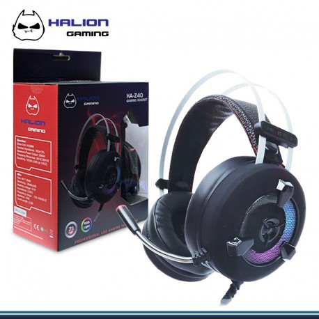 AUDIFONO, HALION, HA-Z40 RGB 7.1