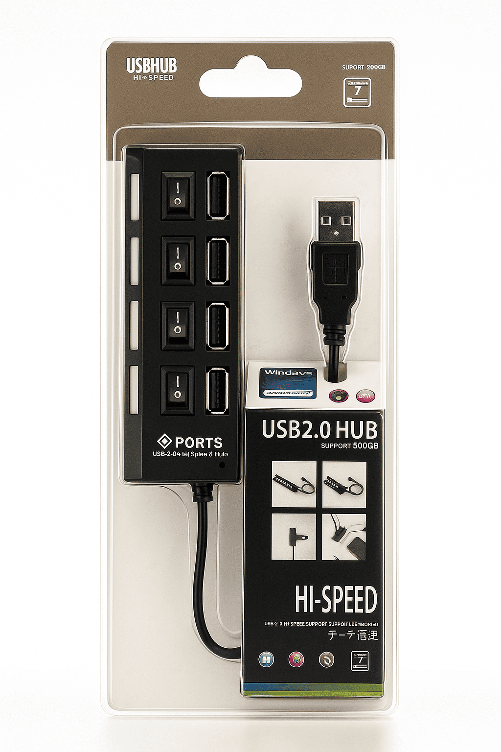 HUB, S/M, CON SWITCH