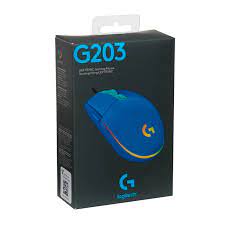 MOUSE, LOGITECH, G203 LIGHTSYNC AZUL