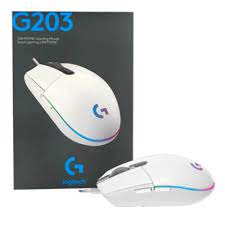 MOUSE, LOGITECH, G203 LIGHTSYNC BLANCO
