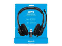 AUDIFONO, LOGITECH, H390 BLACK