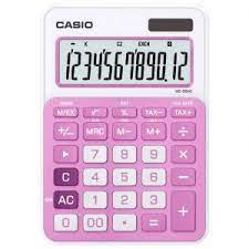 CALCULADORA, CASIO, MS-20NC ROSADO
