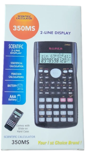 CALCULADORA, S/M, 350MS NEGRO