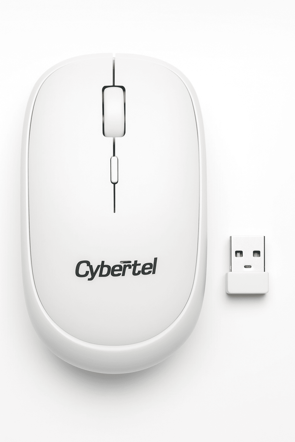 MOUSE, CYBERTEL, CYCLONE M500 WIFI RECARGARG. WHITE