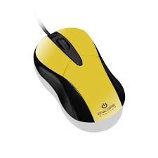 MOUSE, ENKORE, COLLINS EKM-104 YELLOW