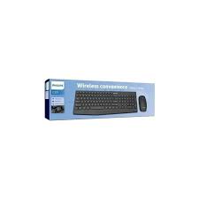 TECLADO, PHILIPS, KIT C323 NEGRO