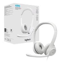 AUDIFONO, LOGITECH, H390 WHITE