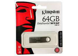 MEMORIA, KINGSTON, USB 64GB SE9 METAL GCO.