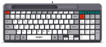 TECLADO, MICRONICS, QUANTUM+ K600 MULTIMEDIA