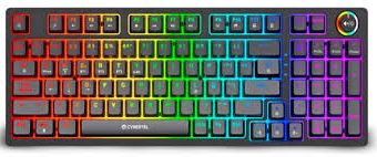 TECLADO, CYBERTEL, STRIKER 3 K1008 BT RECARG. MECANICO