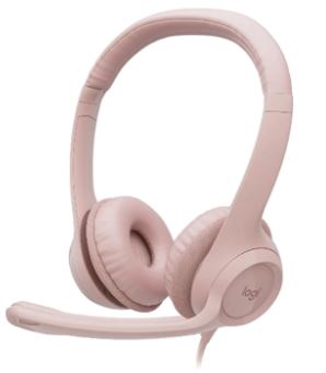 AUDIFONO, LOGITECH, H390 PINK