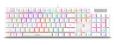 TECLADO, ENKORE, ROYALE ENK1003W MECANICO WHITE